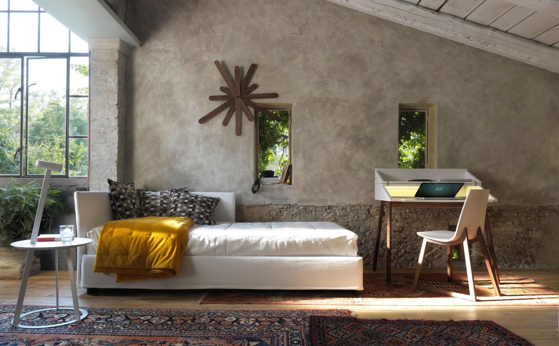 Albino Torcia Table d'appoint blanc Casamania Horm