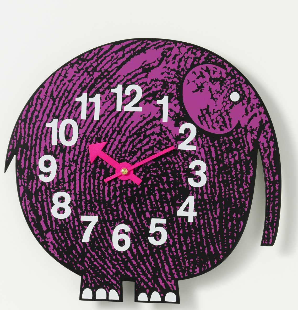 Elihu the Elephant Zoo Timers Horloge Murale Vitra