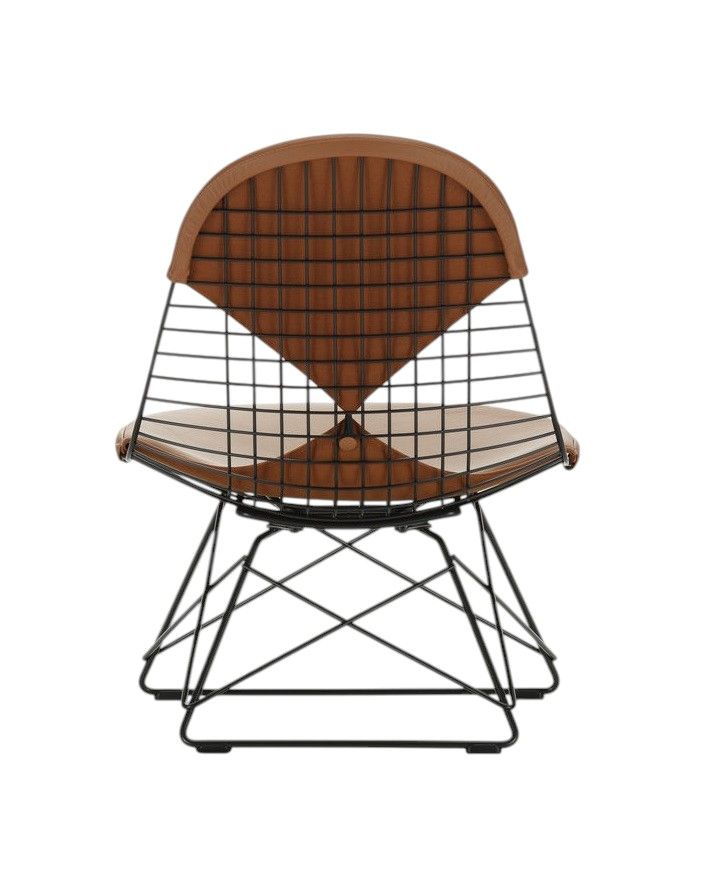 LKR-2 Wire Chair chaise avec assise et dossier revêtus Vitra 