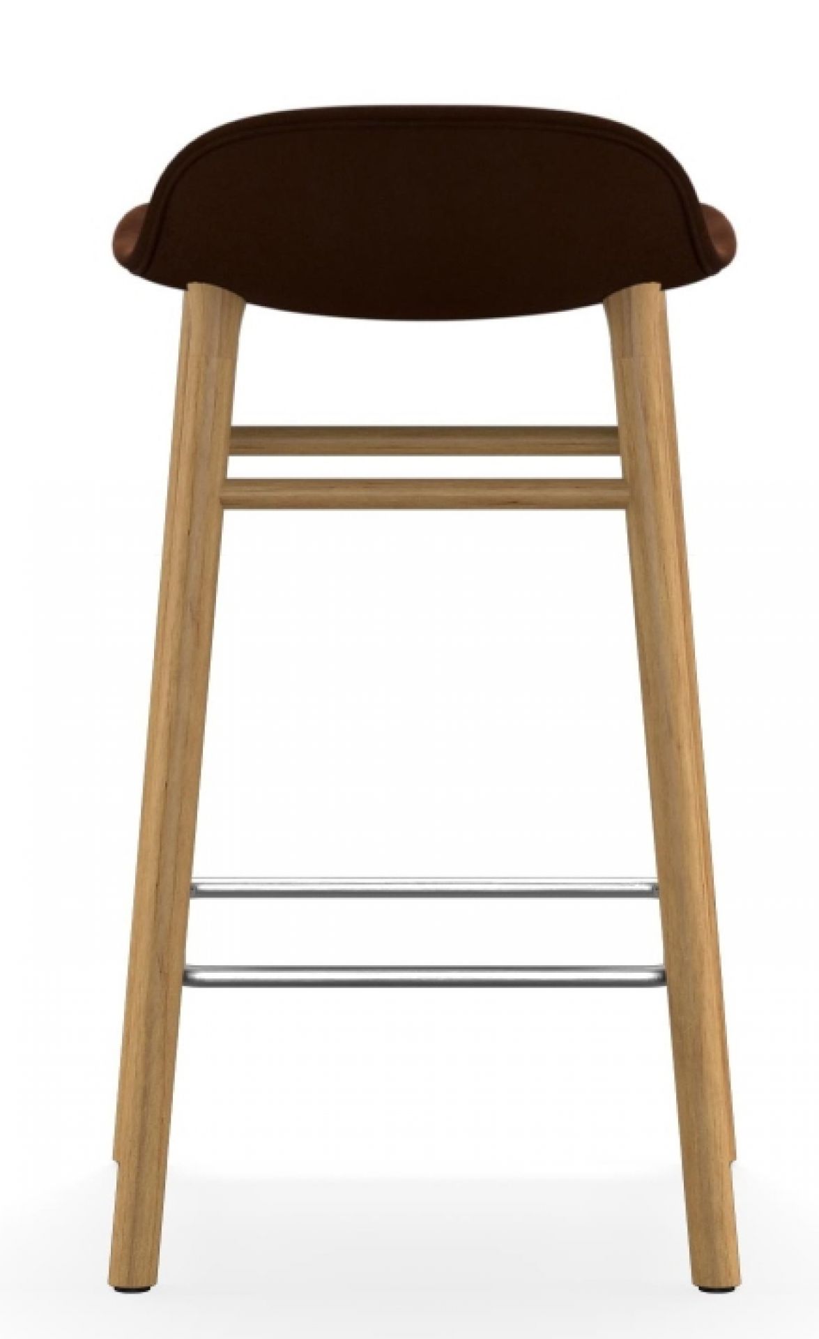 Form Barstool tabouret de bar H 65 cm Chêne Rembourré Normann Copenhagen