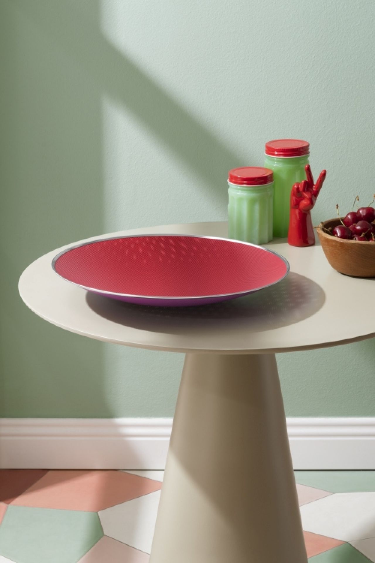 Cohncave Bol rouge et violet SC01/33 Alessi