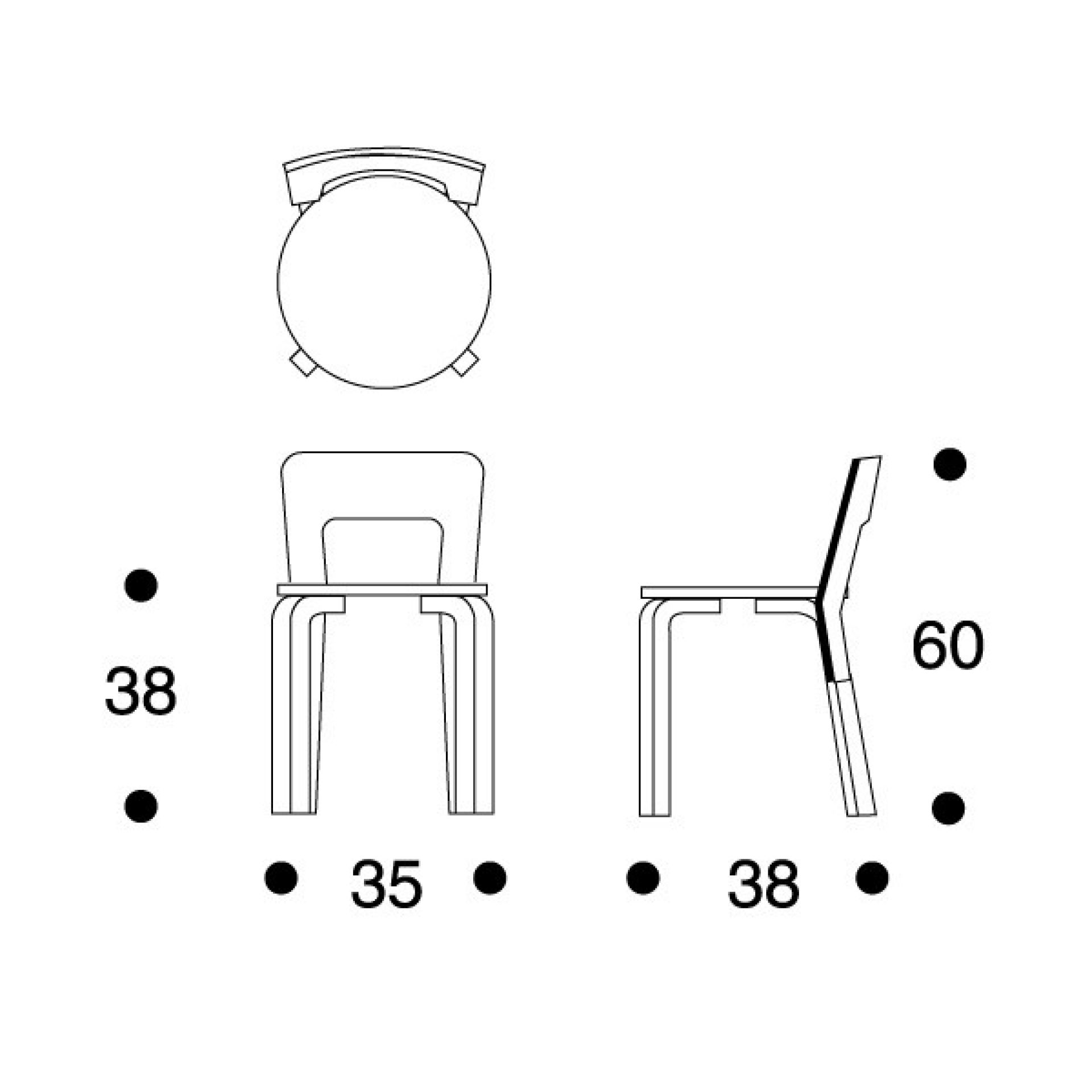 N65 chaise d'enfant Artek