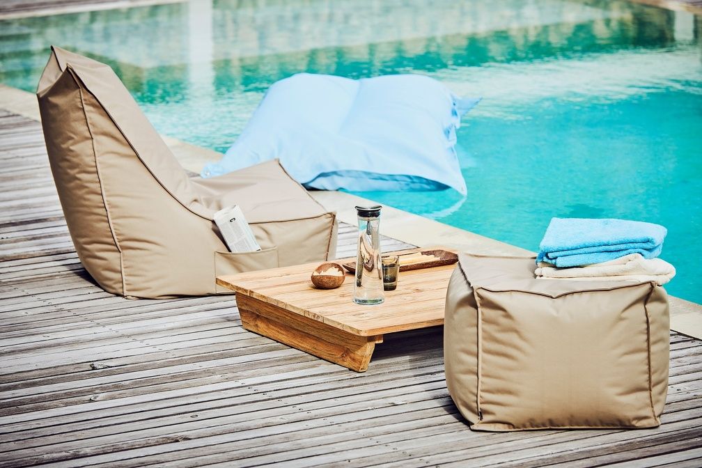 Newport Outdoor Table basse en teck Jan Kurtz