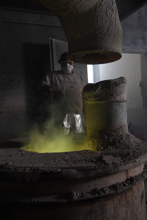 Walter Gropius Béquille de porte Tecnolumen nickel poli