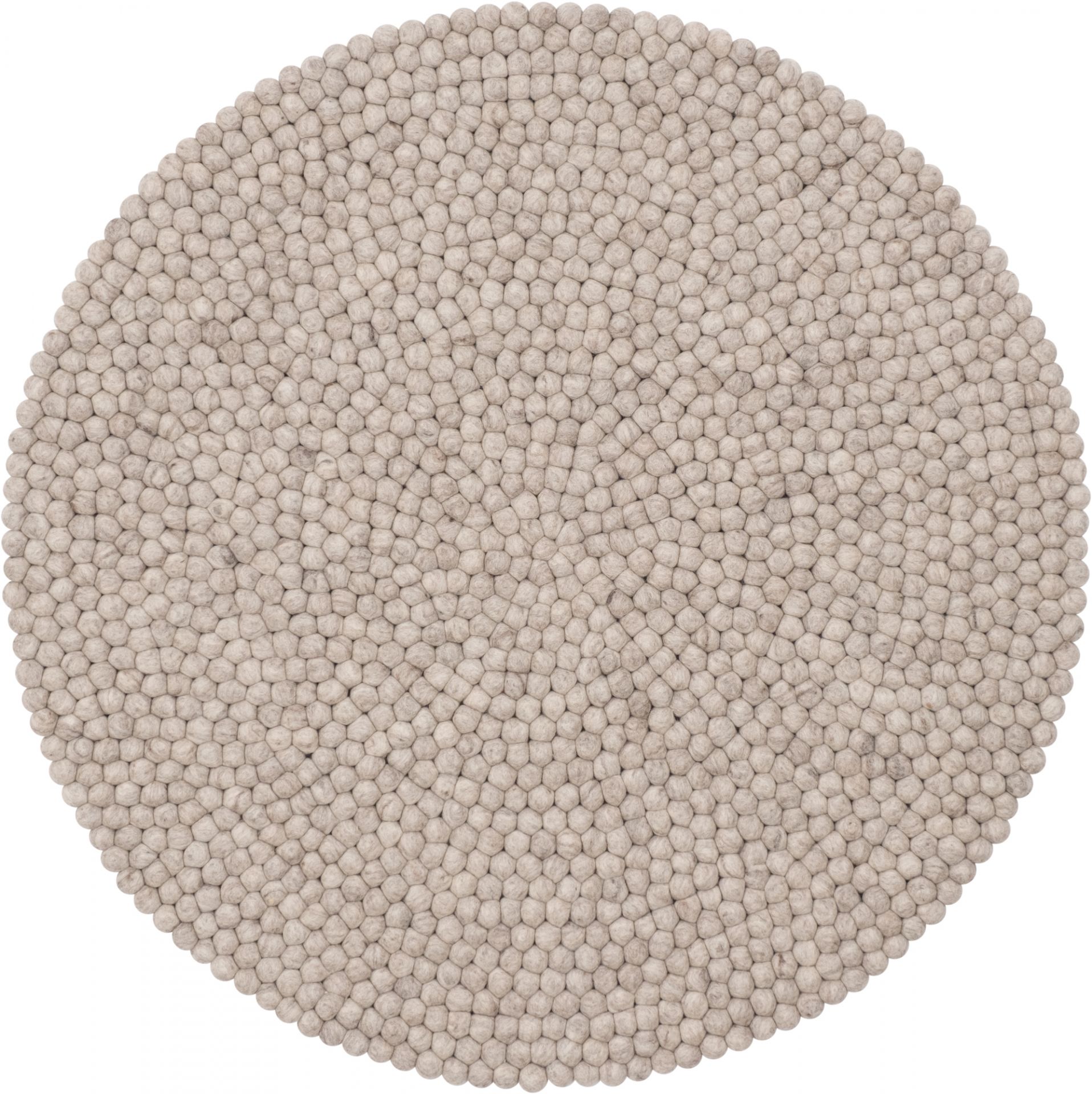 Boules de feutre Tapis rond 120 cm Myfelt Bela