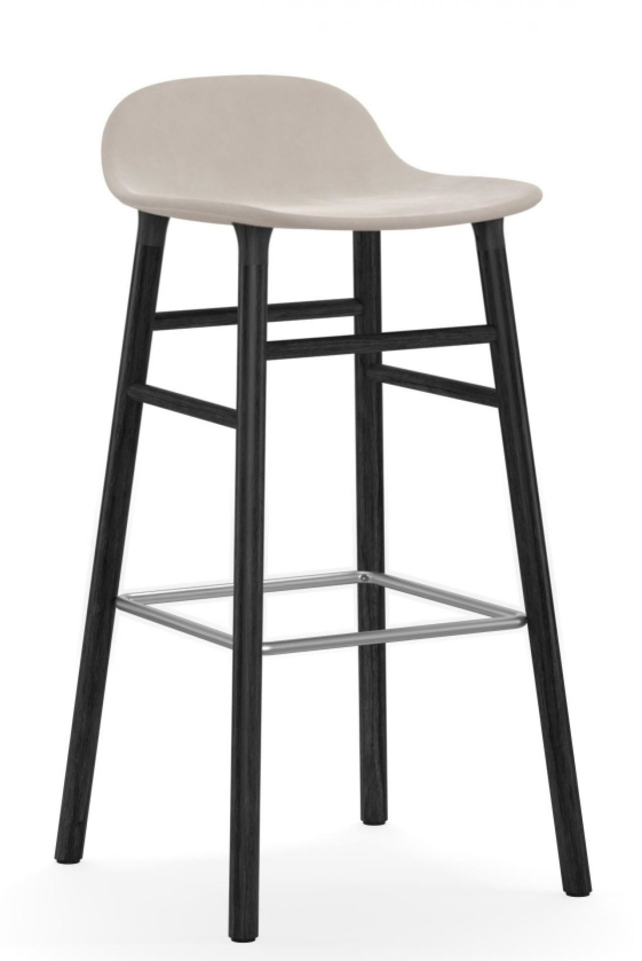 Form Barstool tabouret de bar H 75 cm Chêne Rembourré Normann Copenhagen