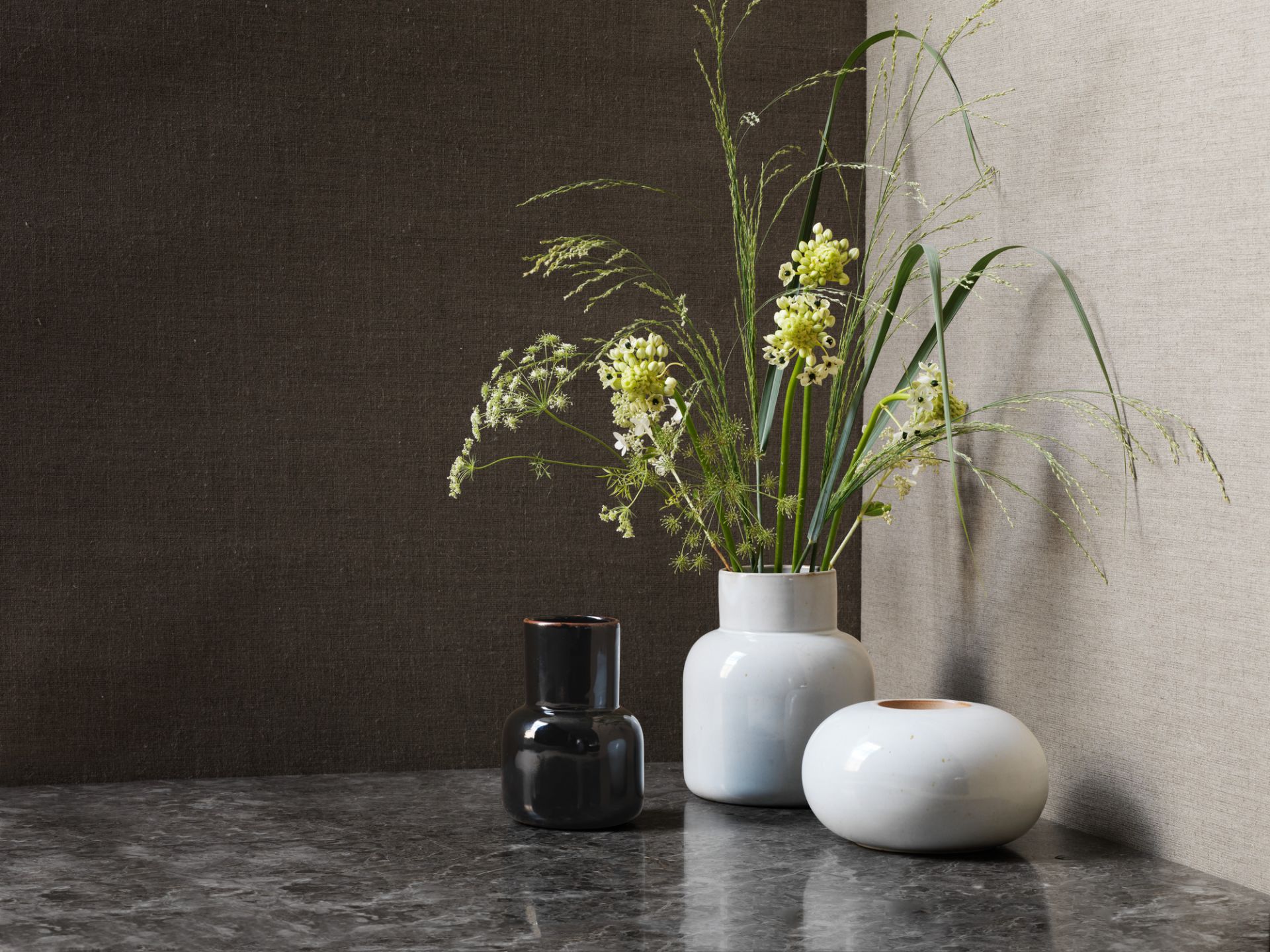 Faïence Vase ronde Fritz Hansen OFFRE SPECIALE