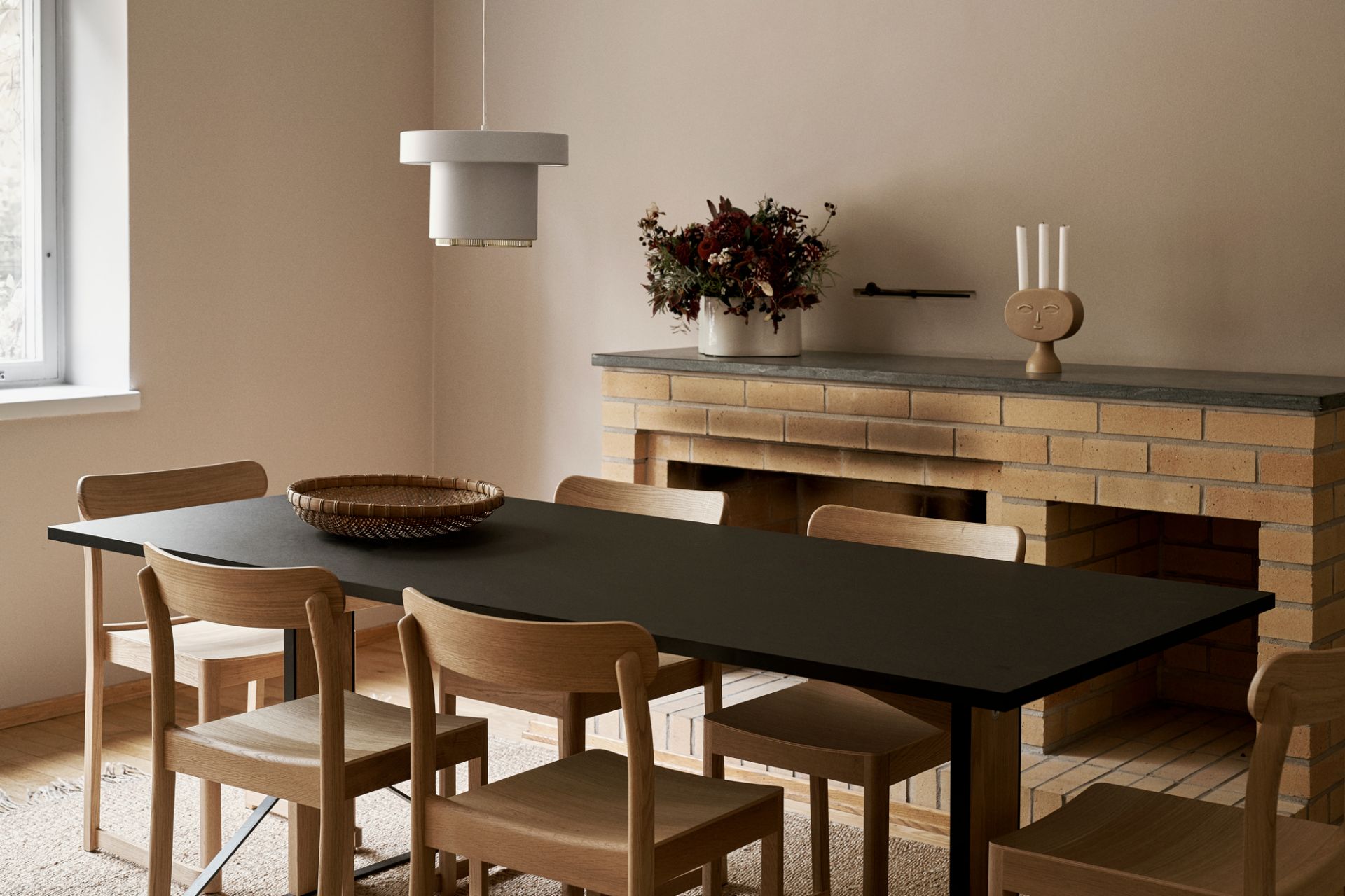 A201 Pendant light Lampe de suspendue Artek Blanc - Laiton