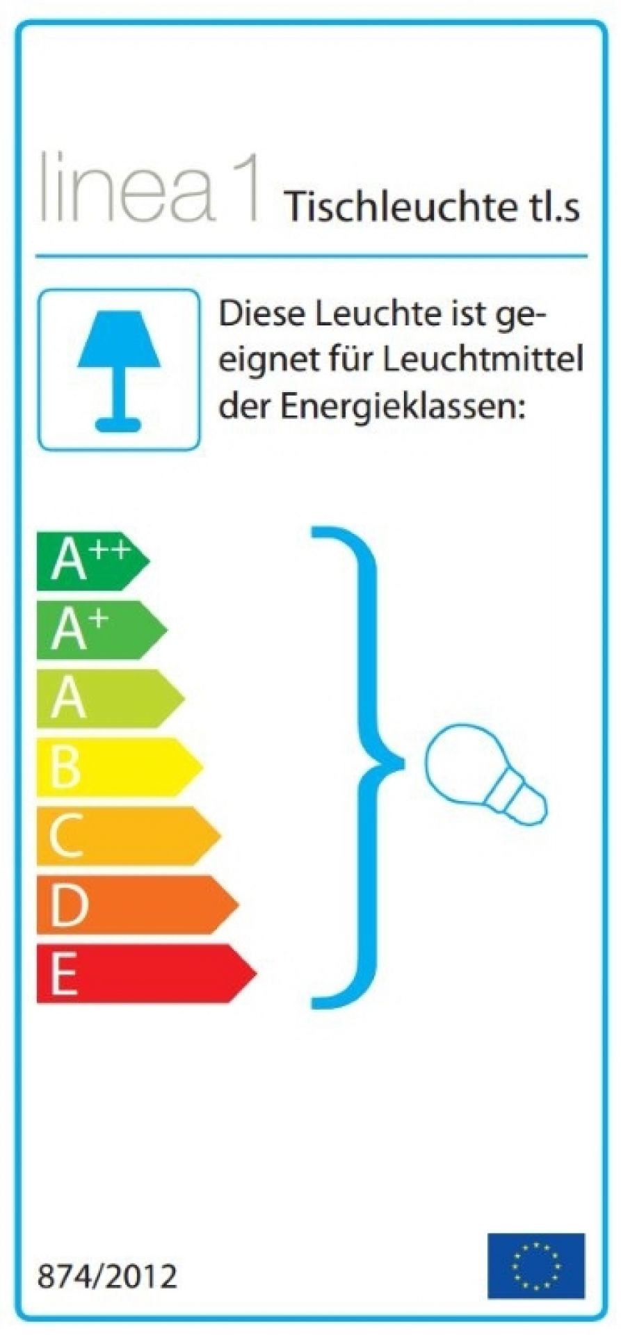 Lampe de table Linea1 by Müller Möbelwerkstätten
