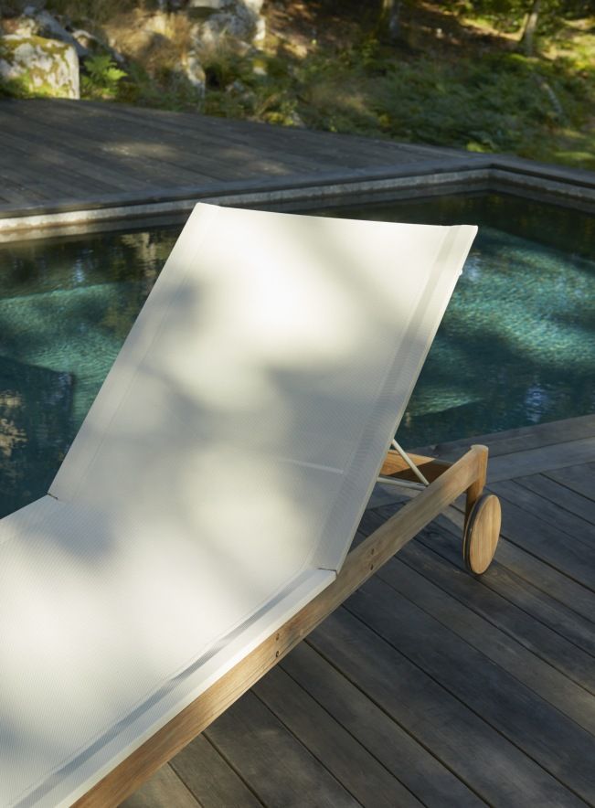 Pelagus Sunbed Bain de soleil d'extérieur Skagerak by Fritz Hansen