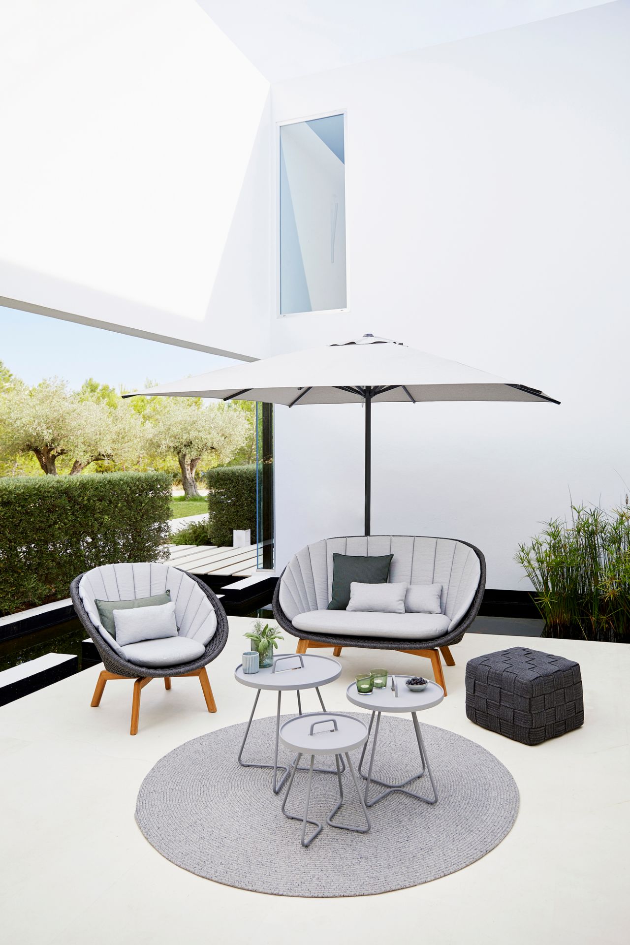 Peacock Outdoor Canapé 2 places Cane-Line