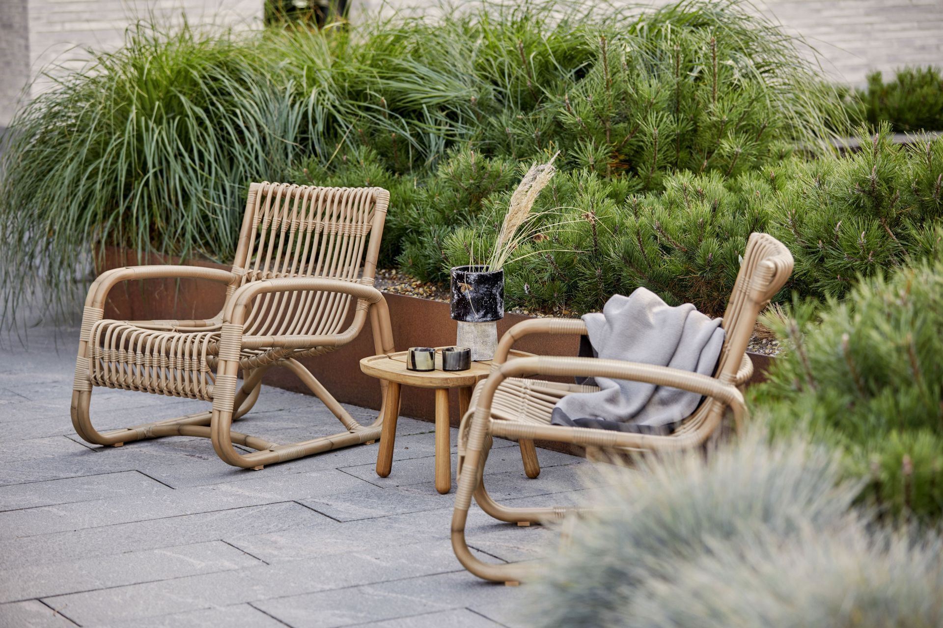 Curve Outdoor Lounge chaise Cane-Line