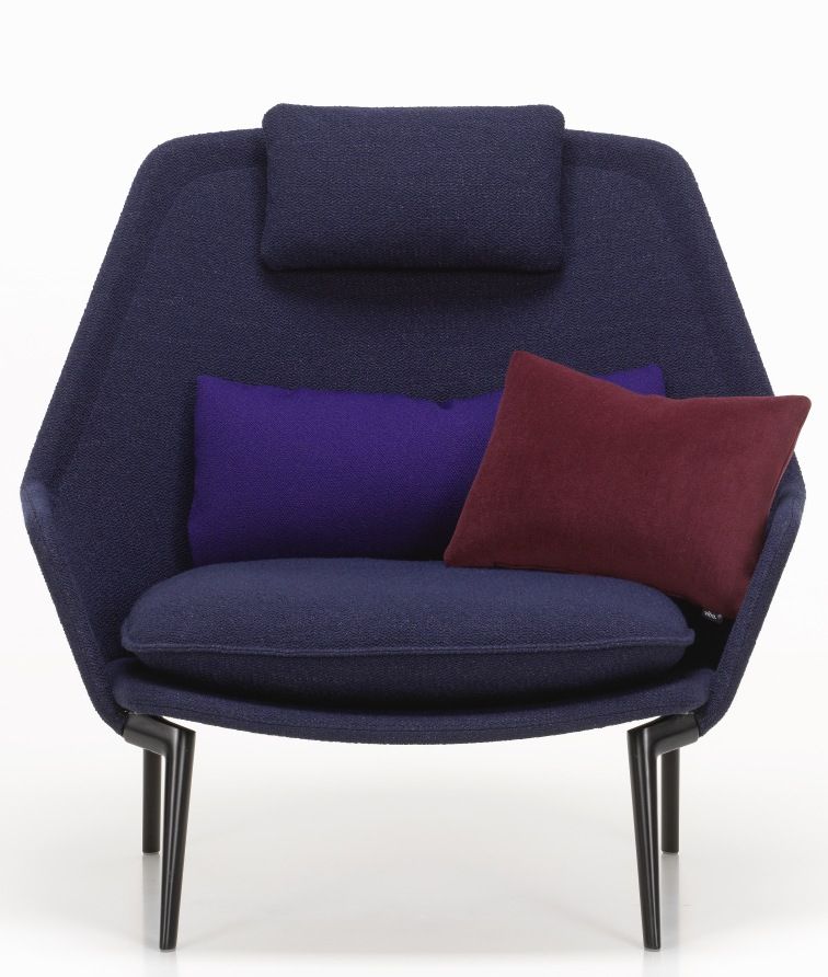 Slow Chair Fauteuil en tissu Vitra 