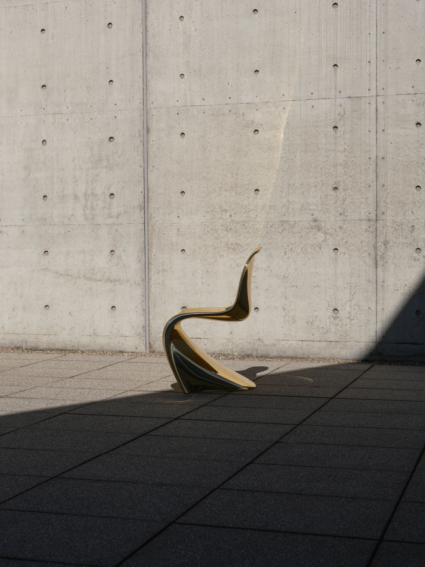 Panton Gold Chair Chaise LIMITED EDITION Vitra
