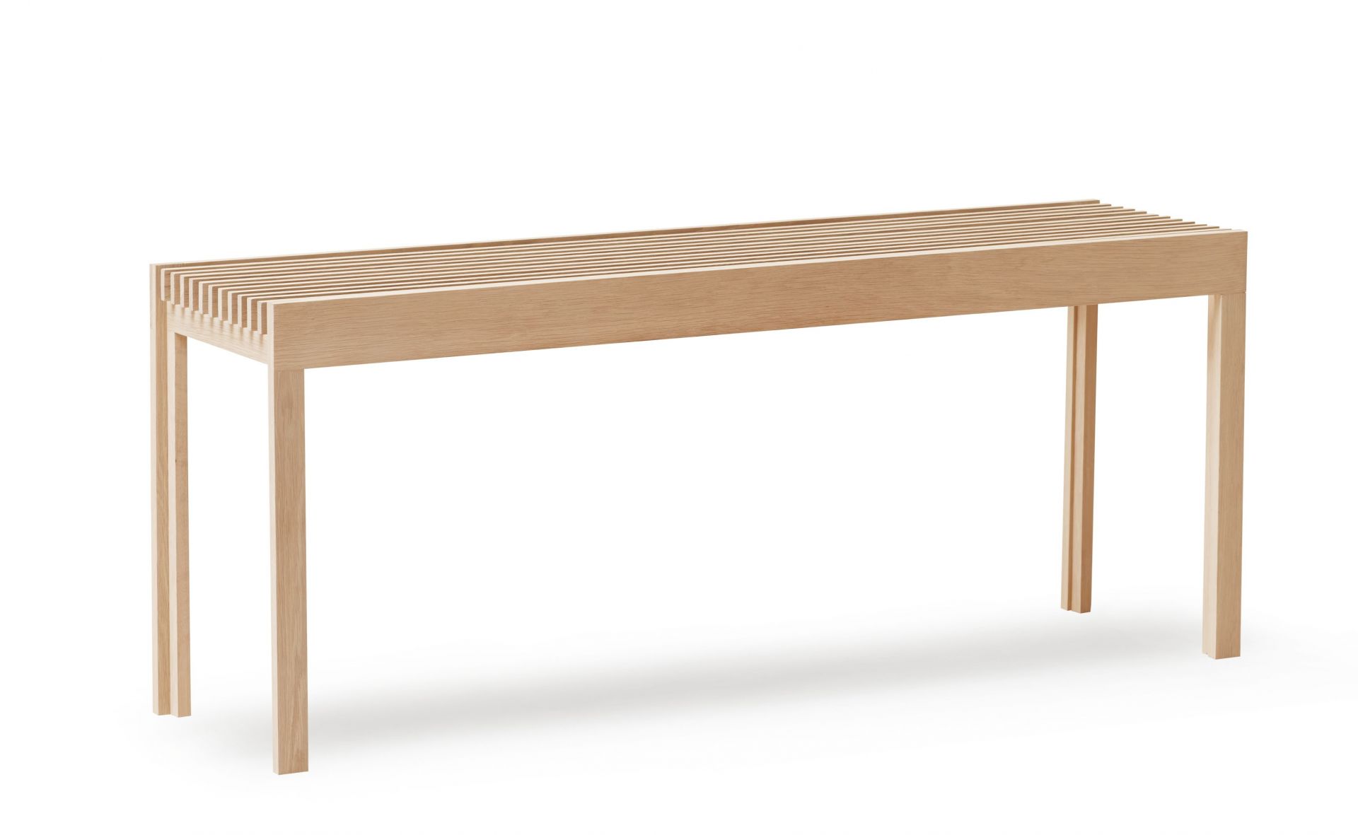 Banc Lightweight chêne blanc huilé Form & Refine