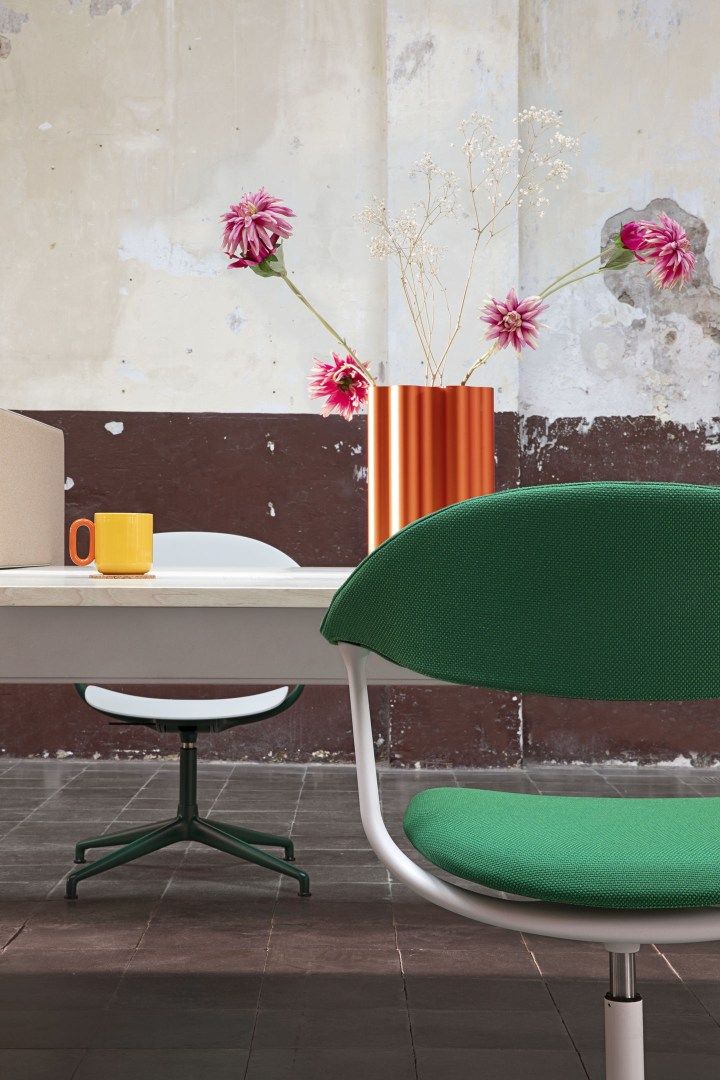 Mynt dossier et assise plastique Chaise de bureau Vitra