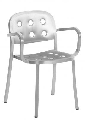 1 Inch All Aluminium Armchair Chaise à accoudoirs Emeco 