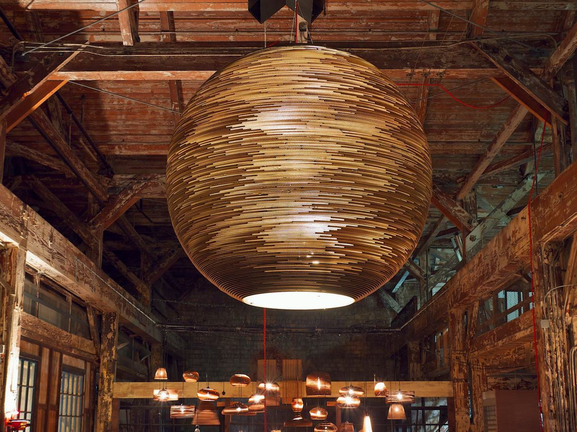 Luminaire à suspension Sun32 Scraplights Graypants