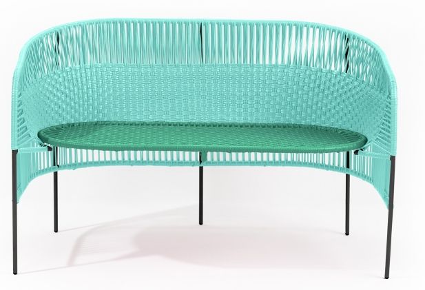 Caribe Banc 2 places Outdoor ames Turquoise / Vert émeraude / Noir
