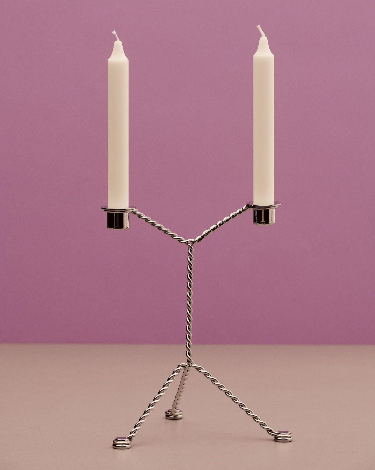 Wire Candleholder Bougeoir Hay
