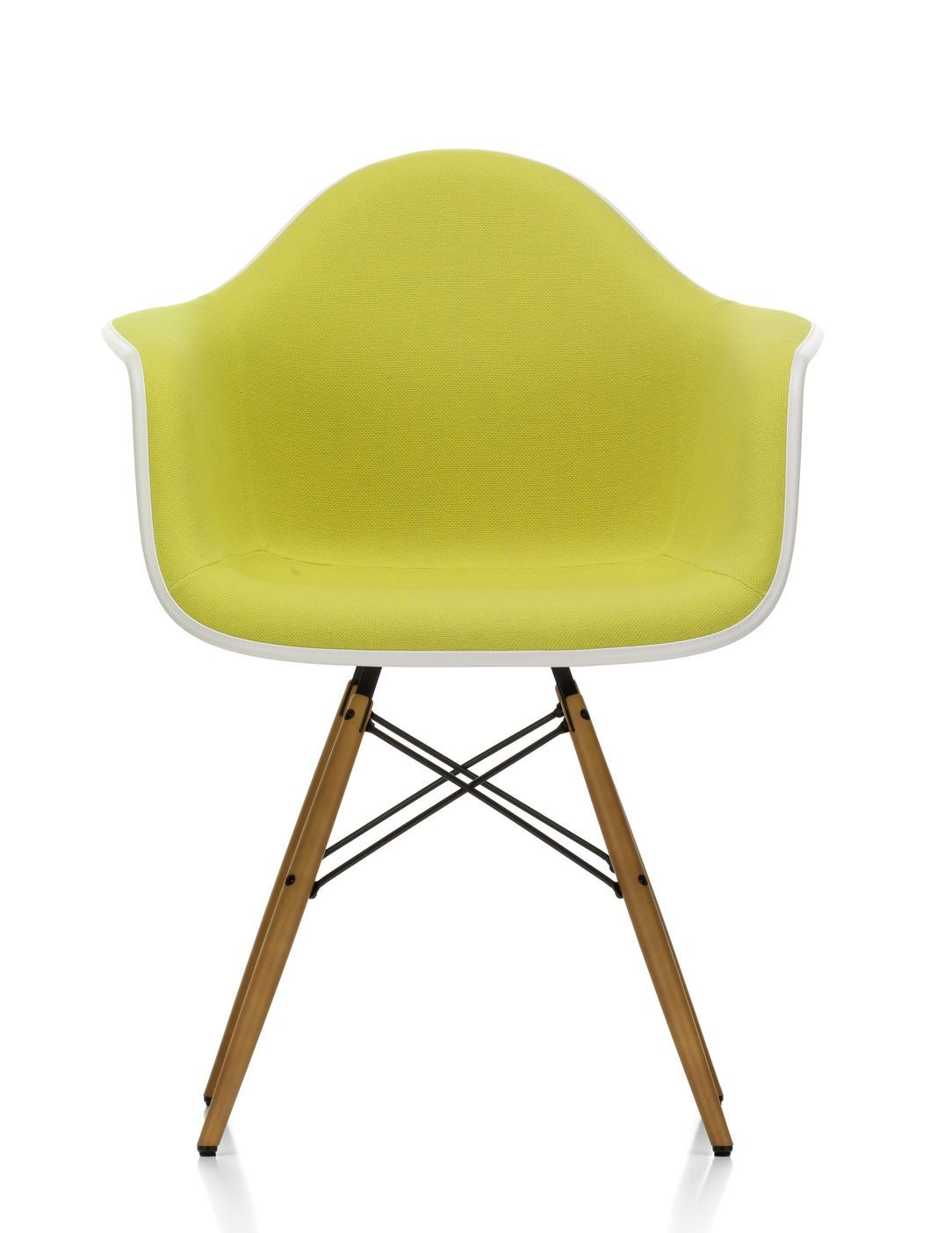 Eames Plastic Arm Chair DAW Chaise entièrement rembourrée Vitra