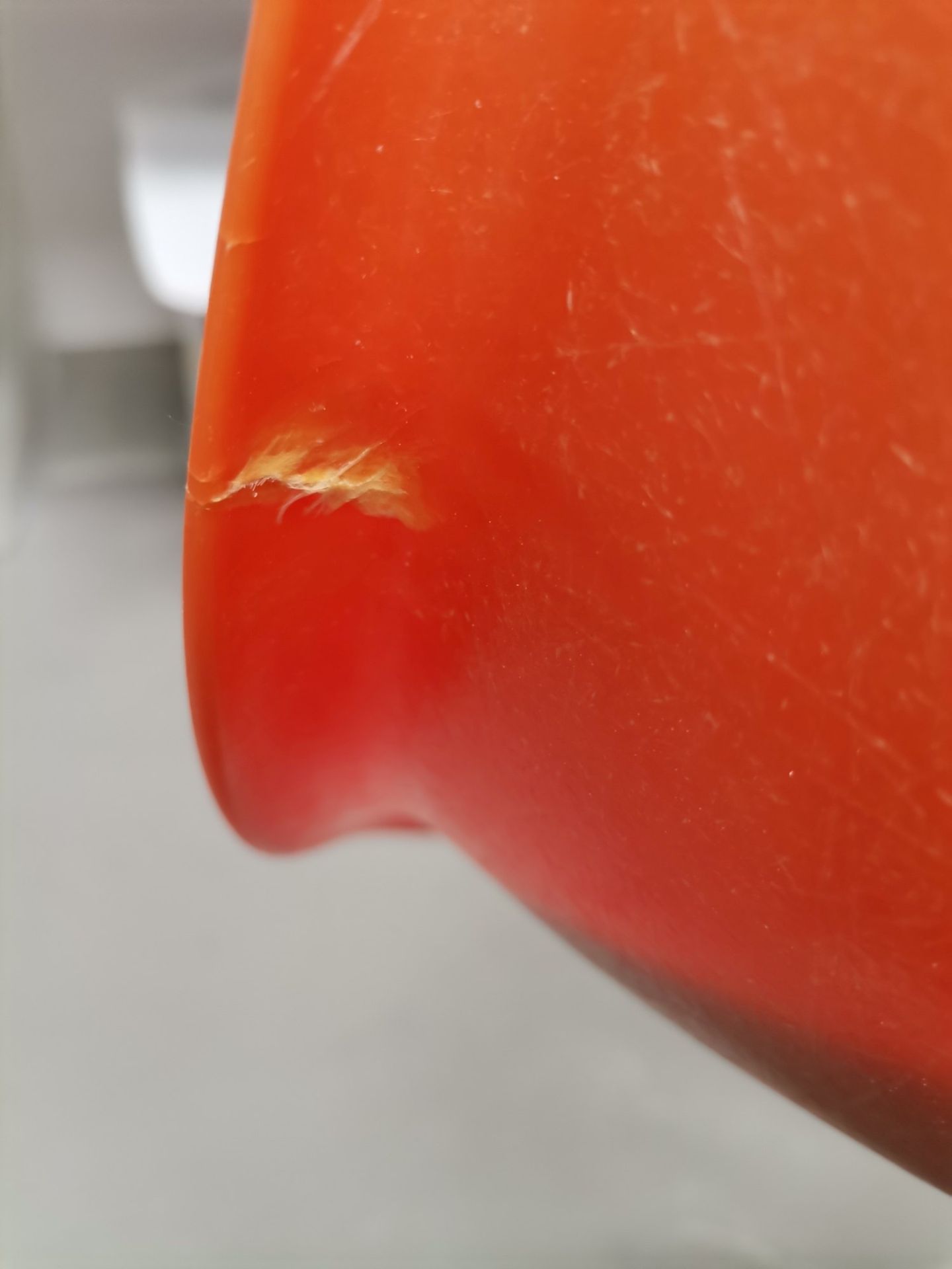 Eames Fiberglass Side Chair La Fonda Rouge Orange Vitra LIMITED EDITION OBJECTS IMPARFAITS