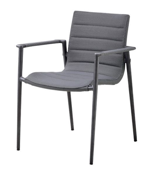 Core Outdoor Chaise AirTouch avec accoudoirs Cane-Line