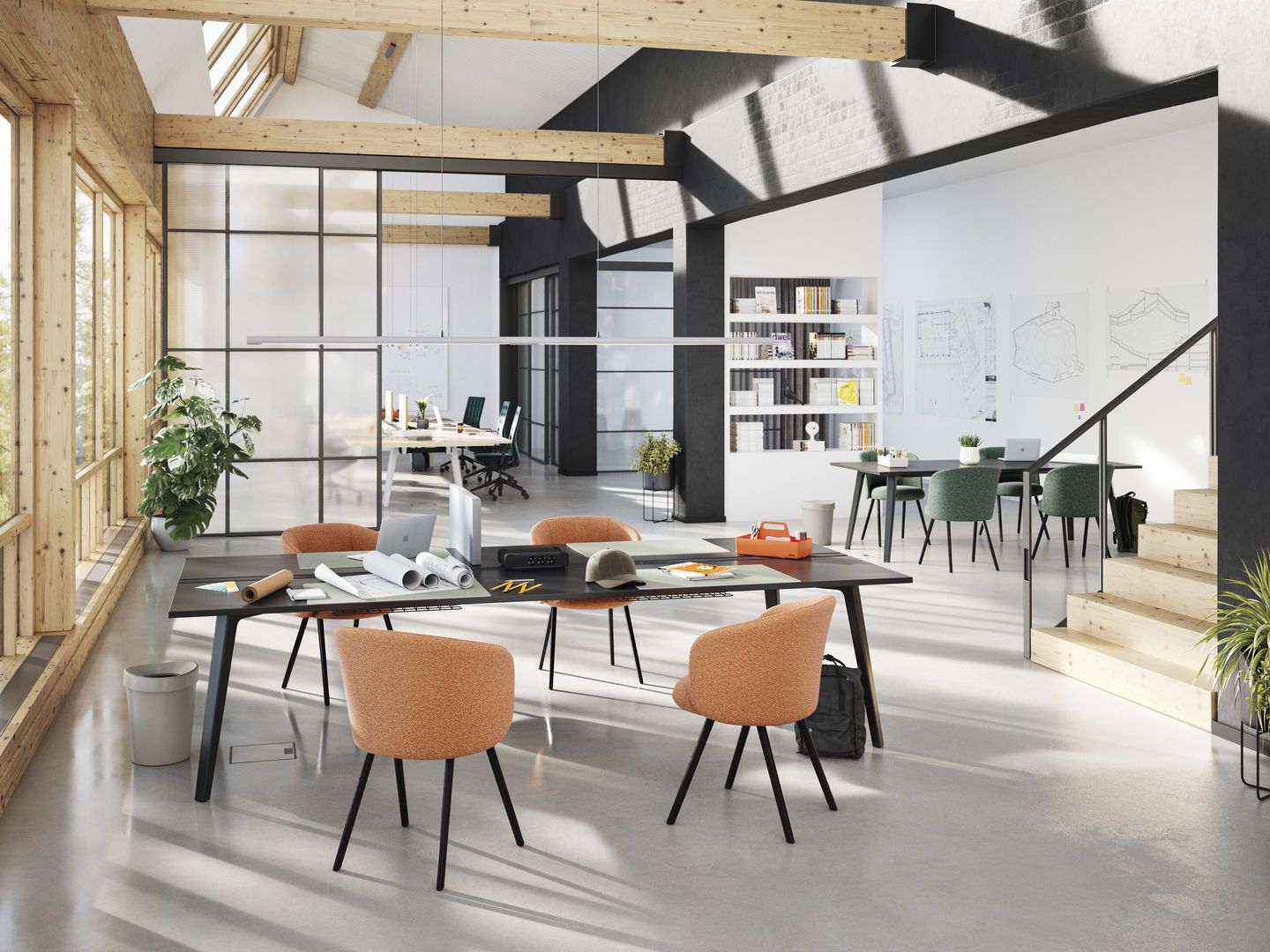 Mikado Arm Chair Chaise avec accoudoirs Chaise Vitra 
