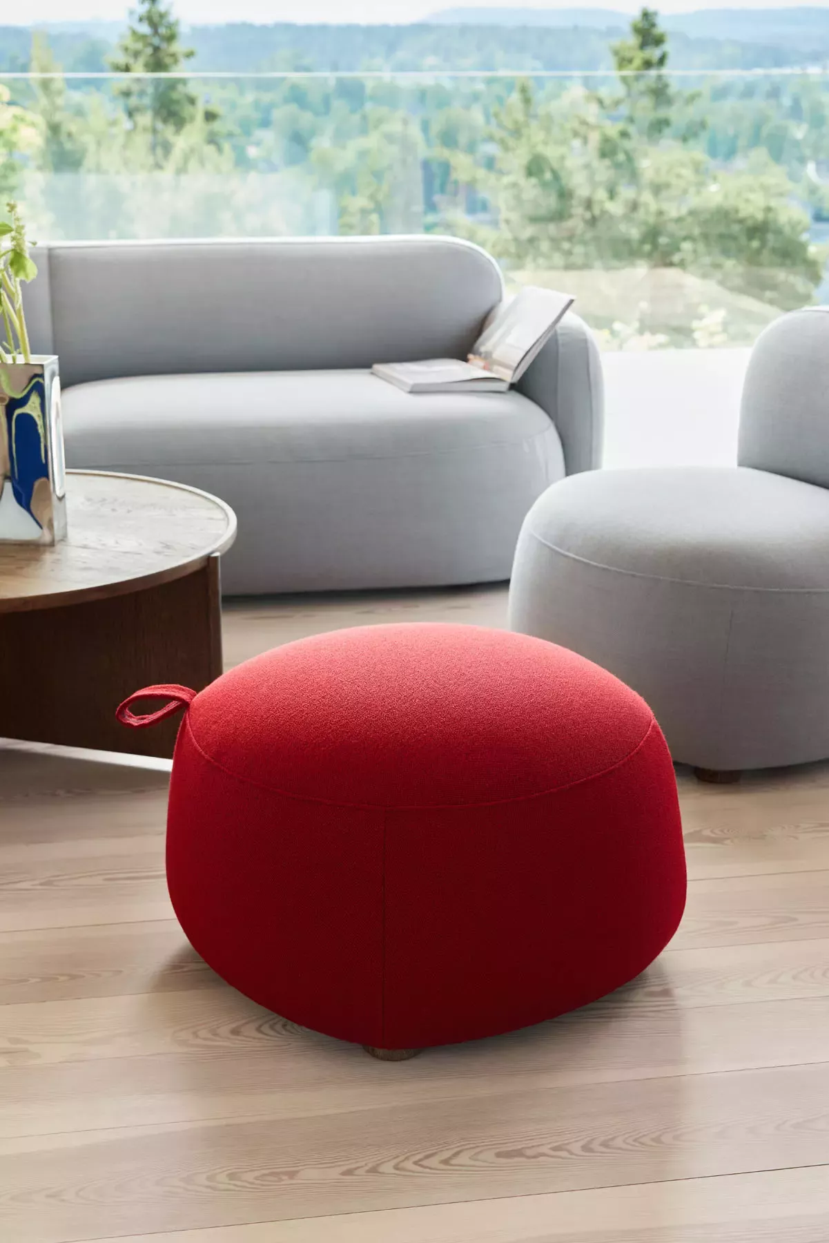 Gem Pouf Gris clair Northern