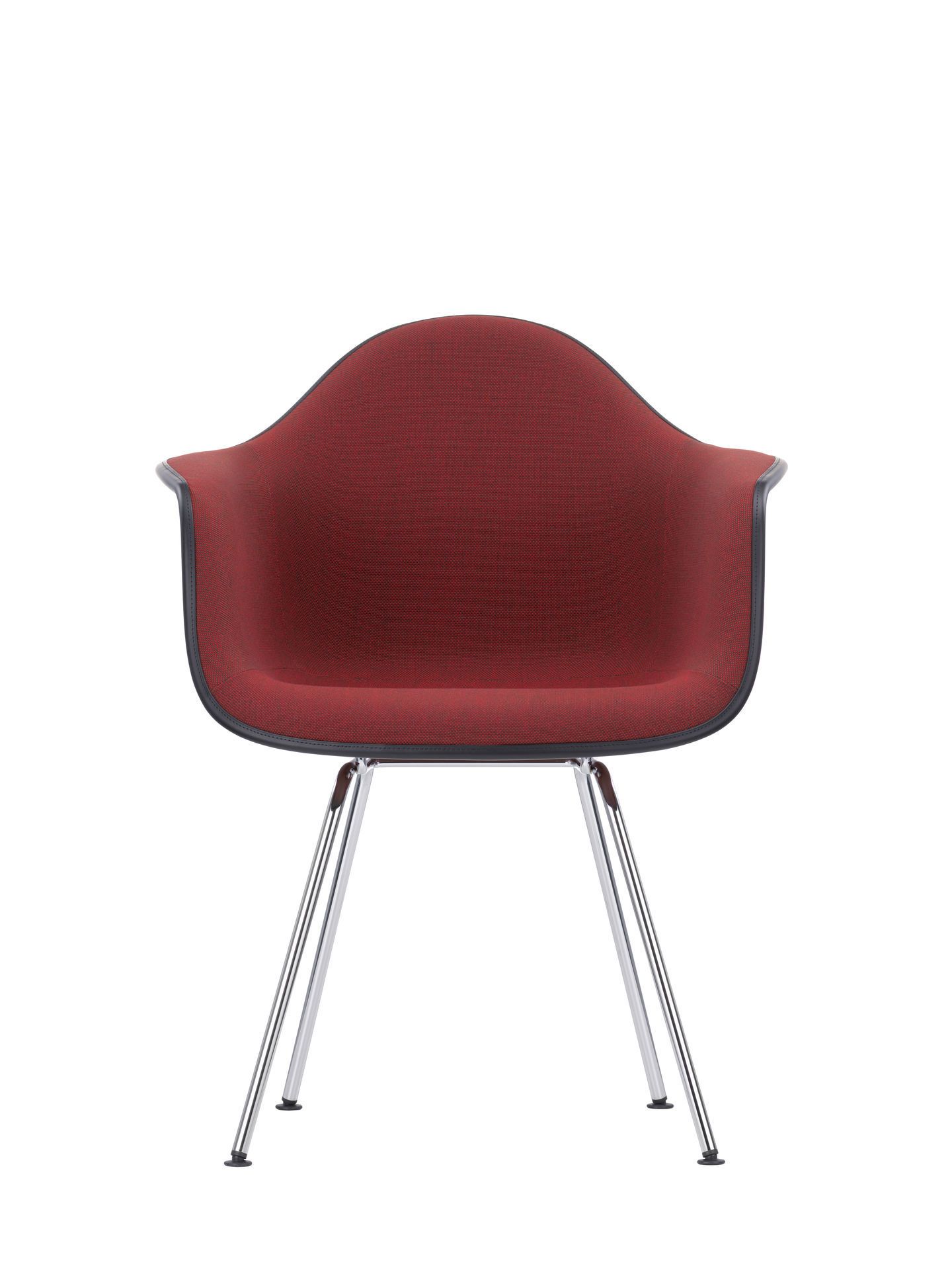 Eames Plastic Arm Chair DAX Chaise entièrement rembourrée Vitra