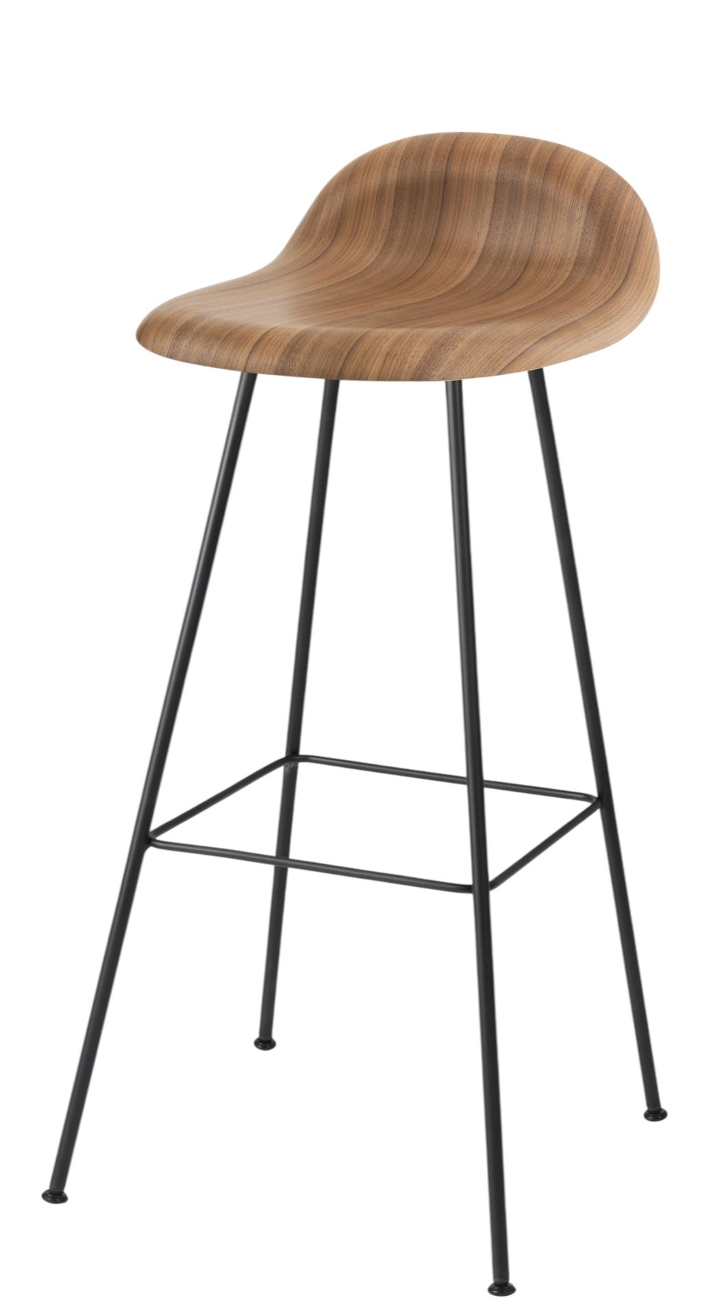 3D tabouret de bar 75 bois Gubi