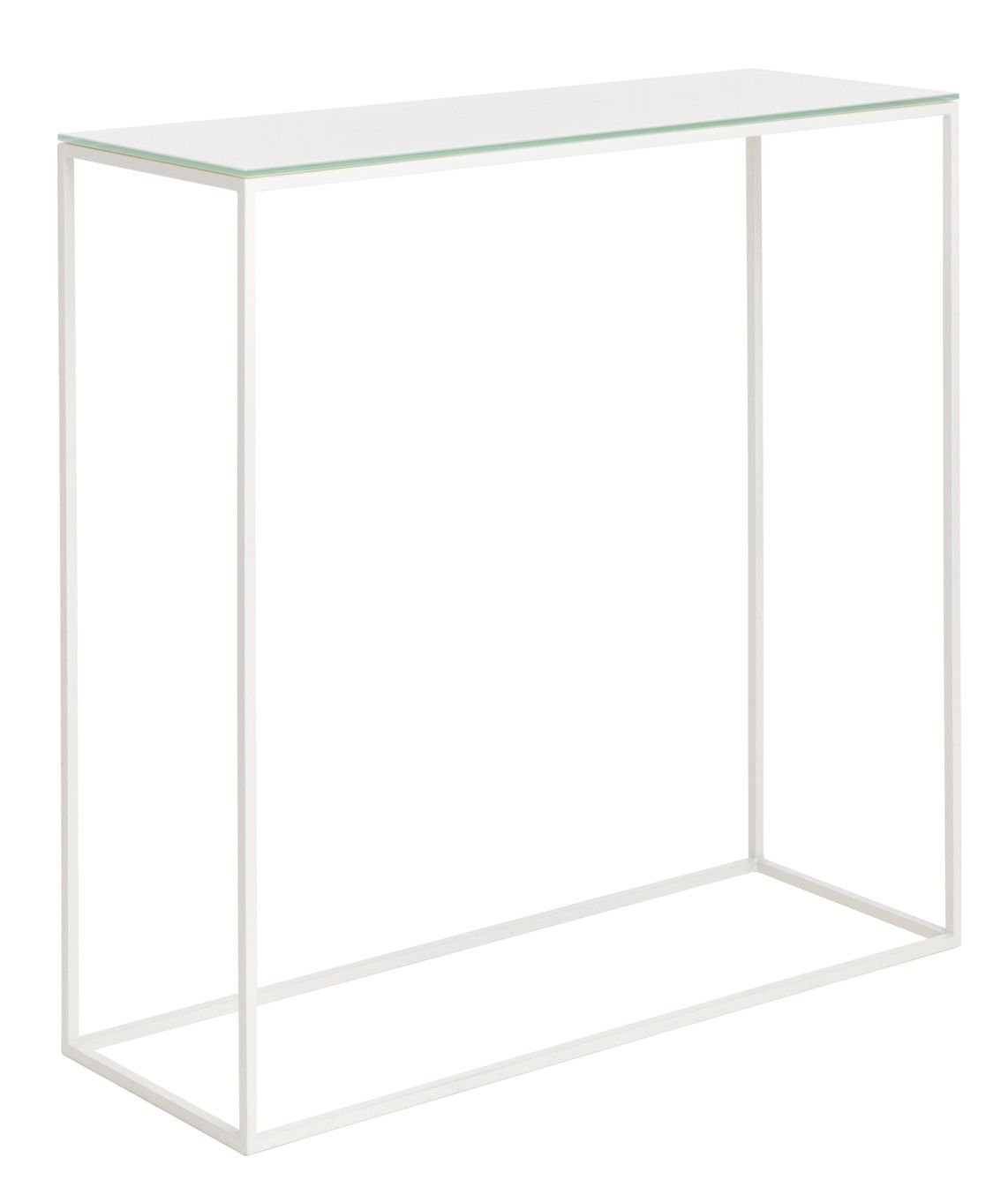 Table console Rack 85 cm de large blanc Schönbuch