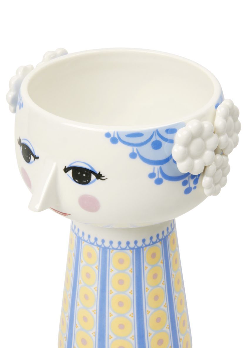 Eva Vase H18,5cm bleu clair Bjørn Wiinblad