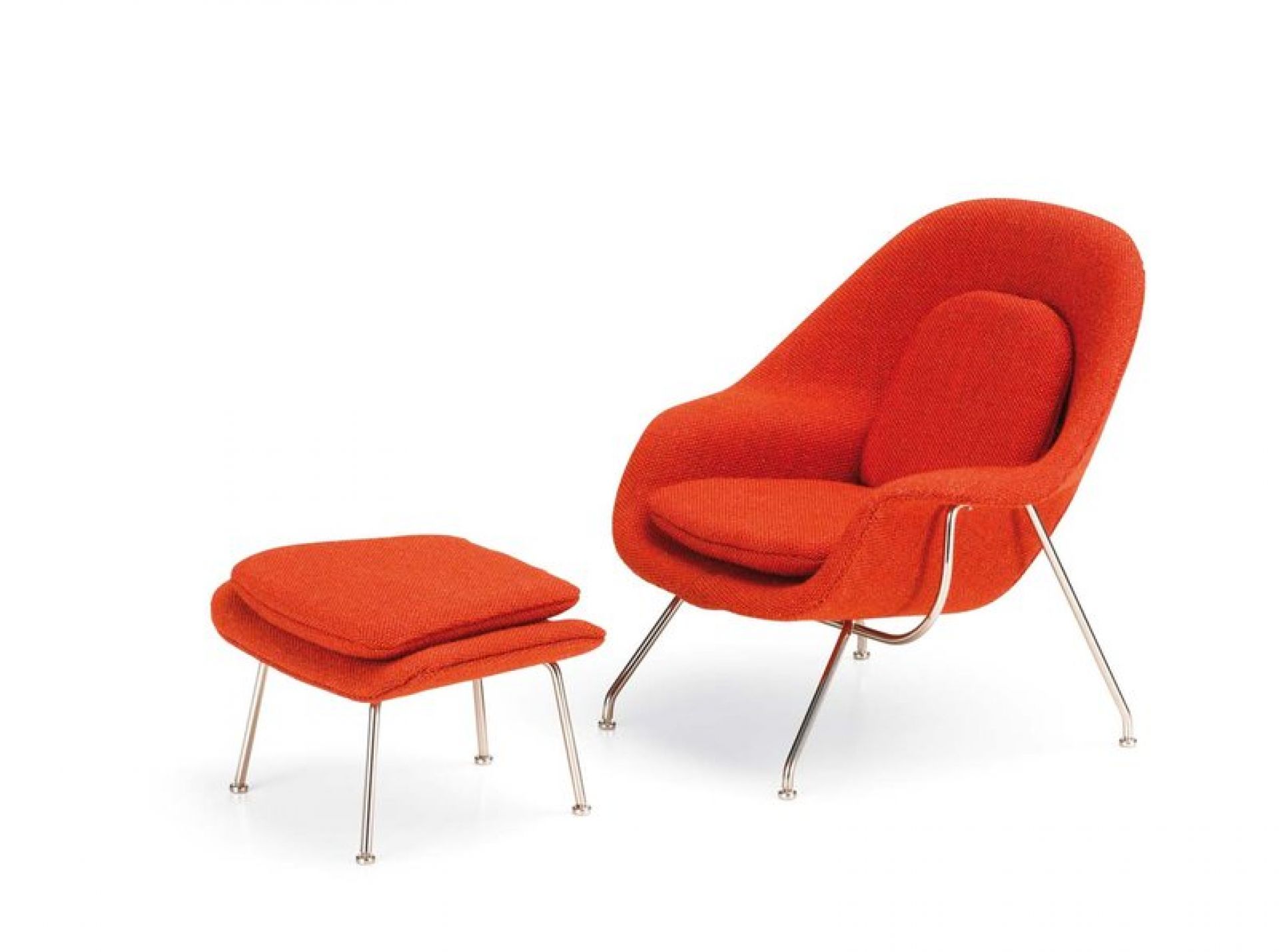 Womb Chair &amp; Ottoman Miniature Vitra