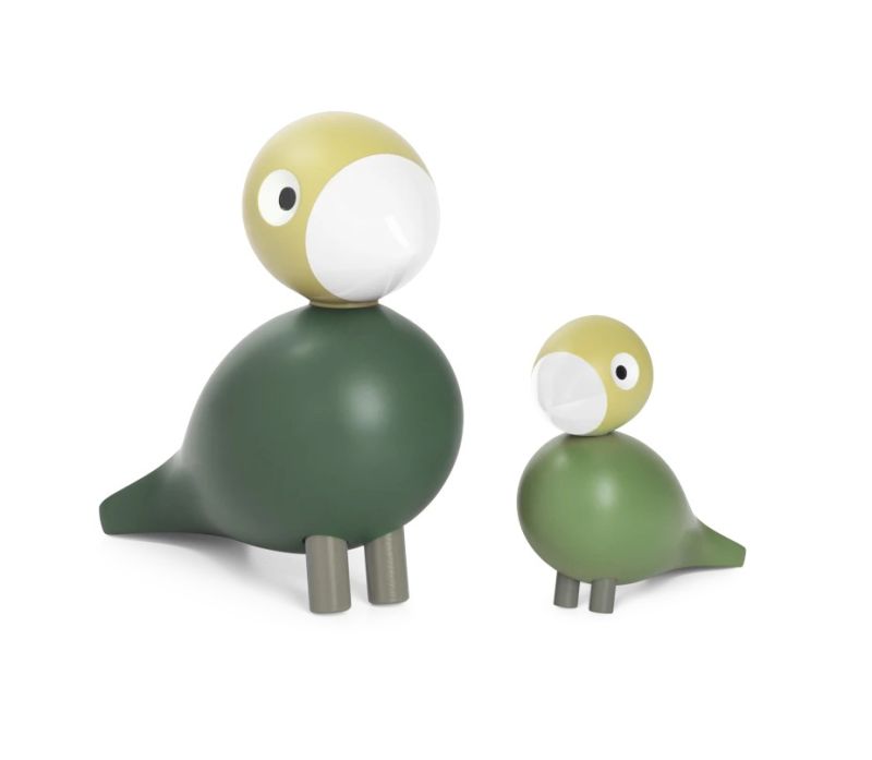 Liv & Lykke Vert Oiseaux chanteur Kay Bojesen