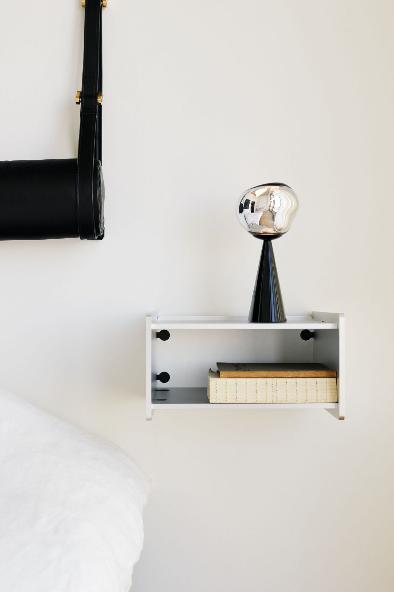 Melt Portable LED Lampe de table Argent Tom Dixon