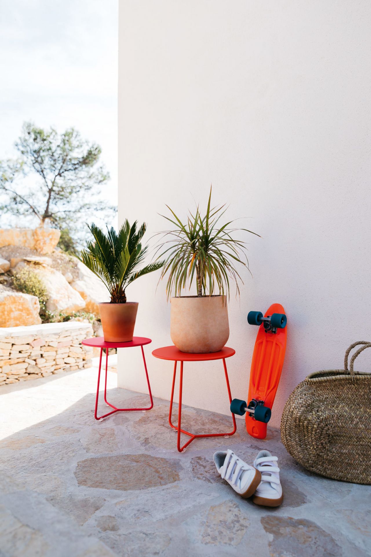Cocotte petite de plein air table Fermob Rouge coquelicot Cocotte petite de plein air table Fermob Rouge coquelicot