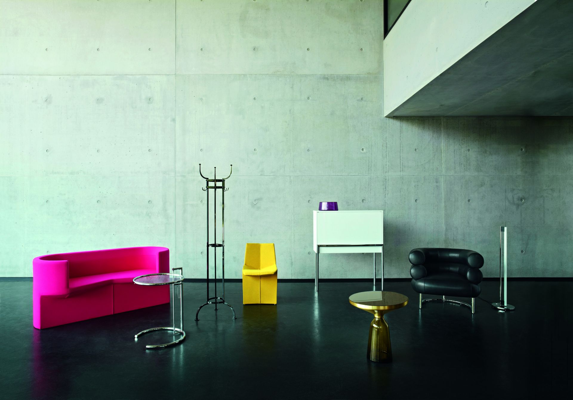 Bell Side Table Table d'appoint ClassiCon Acier - Quartz - gris