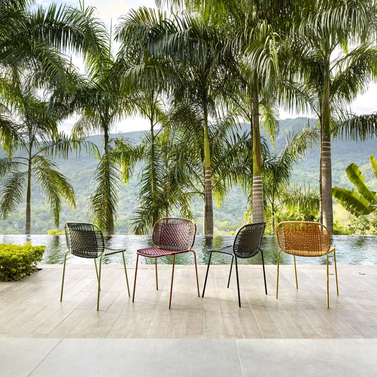Cielo Stacking Chair Chaise empilable Outdoor ames
