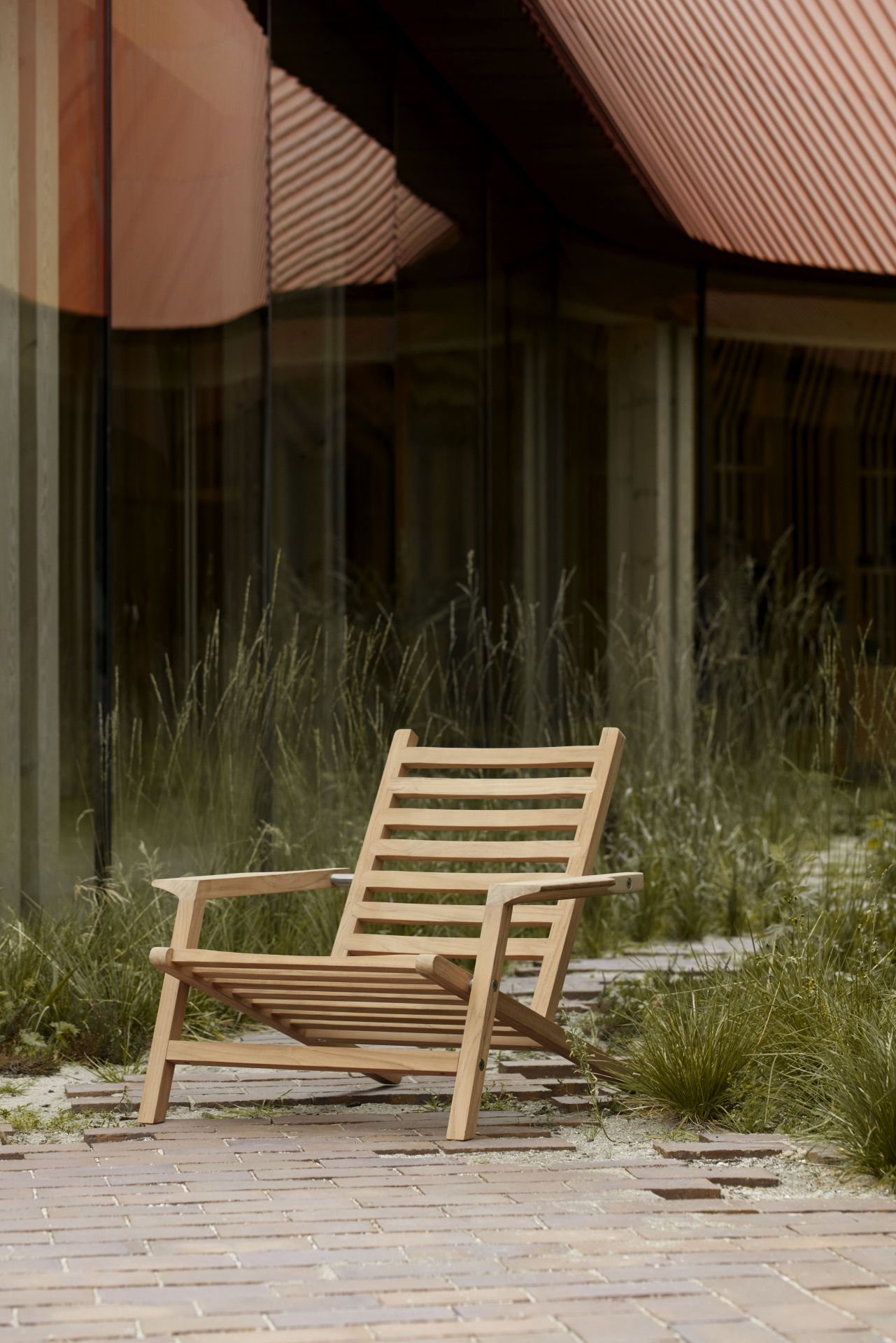 AH603 Chaise longue teck Carl Hansen & Søn 
