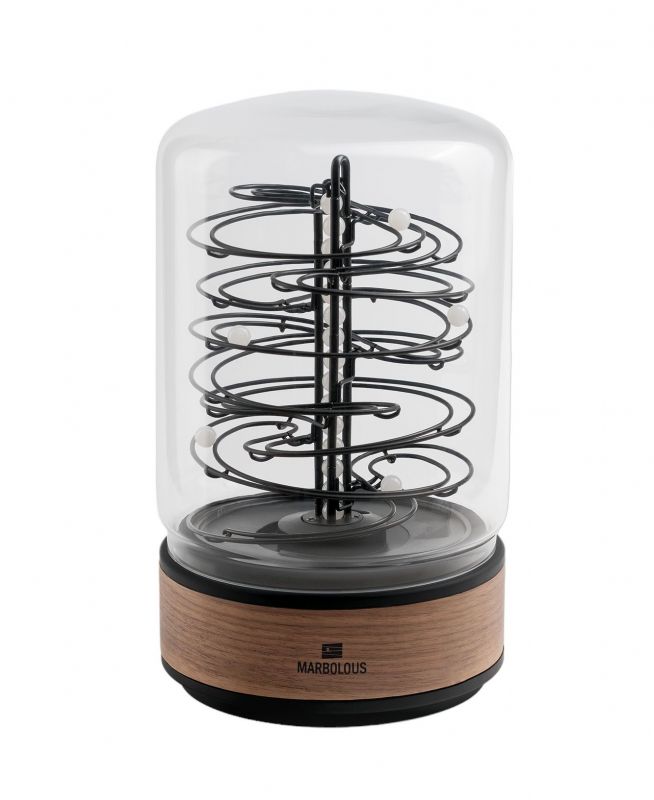 ElectRoll Classic Walnut avec câble USB-C Marbolous 