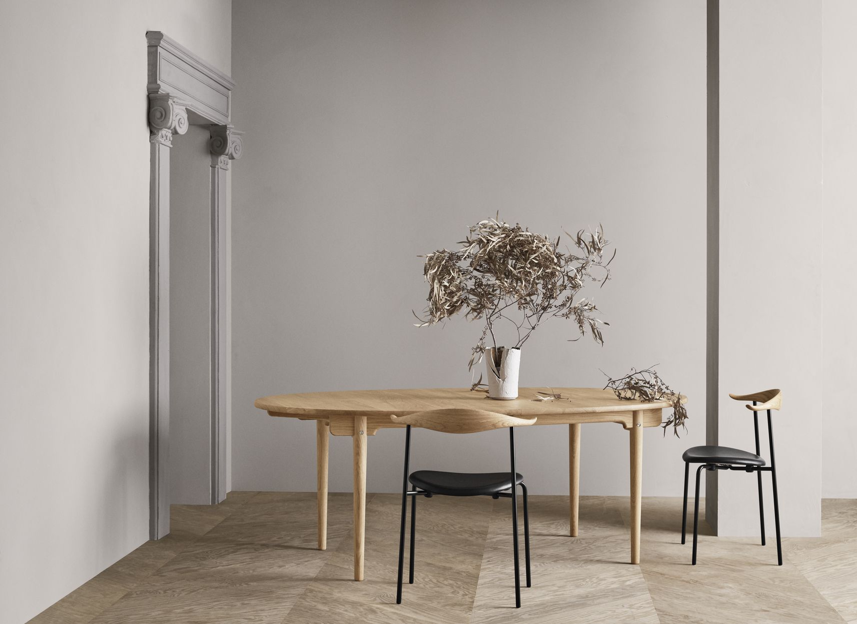 CH88P chaise rembourrée Carl Hansen & Søn