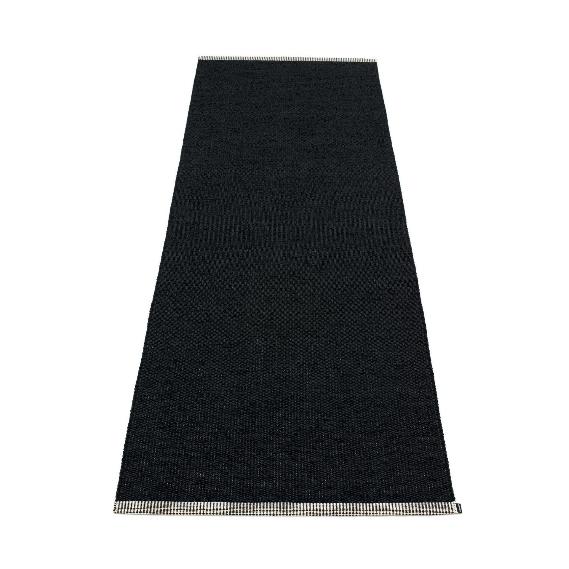 Mono Plastique Tapis 85x260 Pappelina Noir