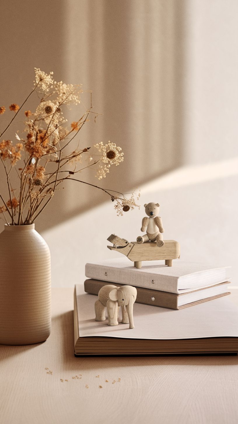 Set Liliput 3 pièces figure en bois Kay Bojesen