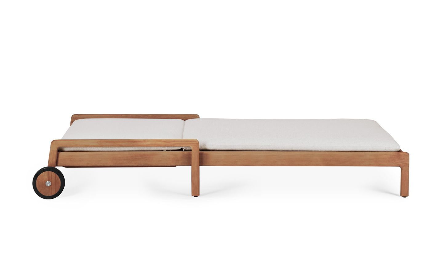 Chaise longue réglable Jack Outdoor Teak Ethnicraft