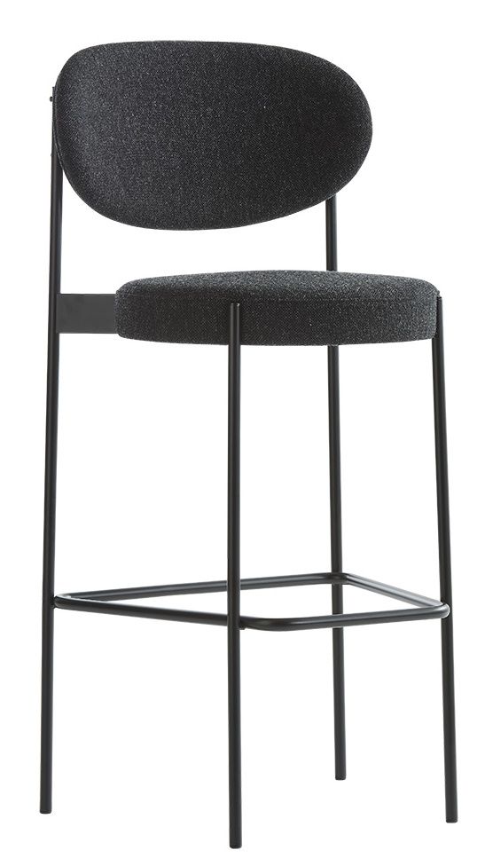 Series 430 Bar Stool Tabouret de bar 75 cm NOIR / REMIX 123 Verpan OFFRE SPECIALE