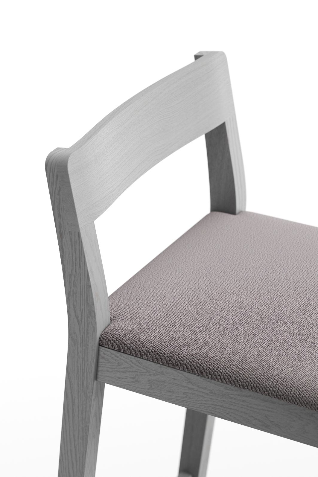Sit tabouret de bar en bois avec coussin d'assise Zeitraum