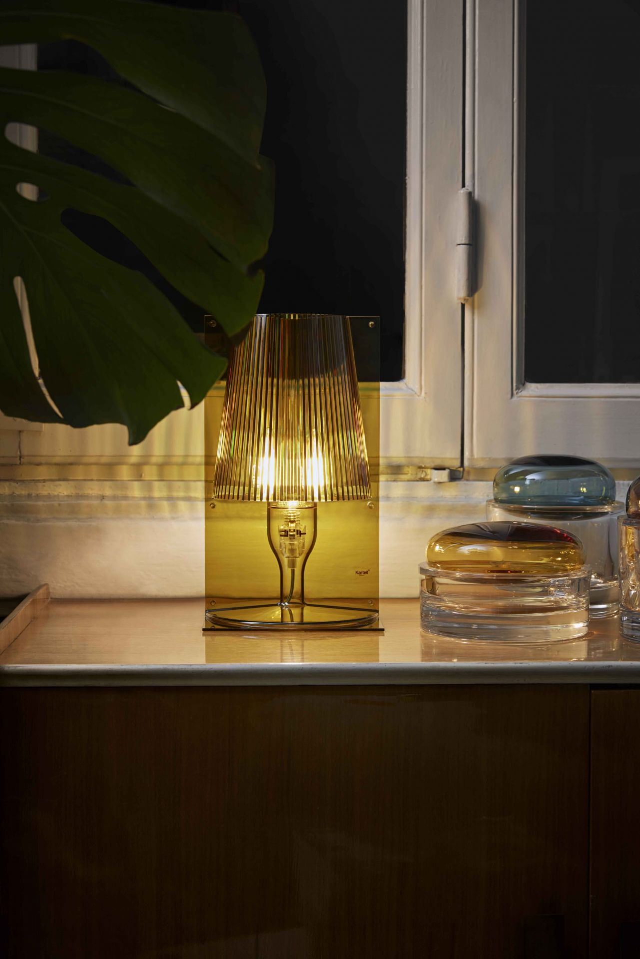 Take Lampe de table Kartell cristal clair