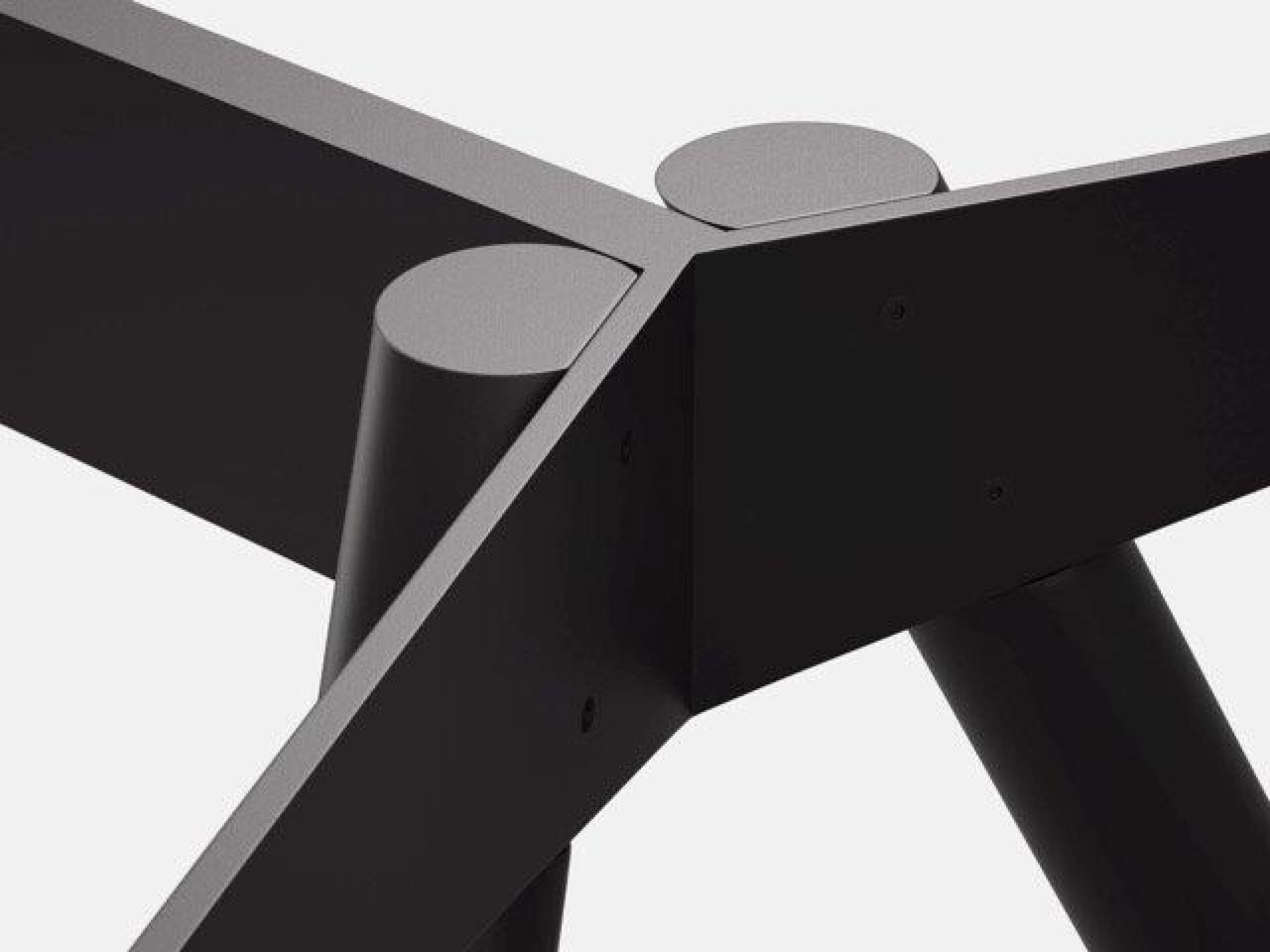 Masa piètement de table acier New Tendency