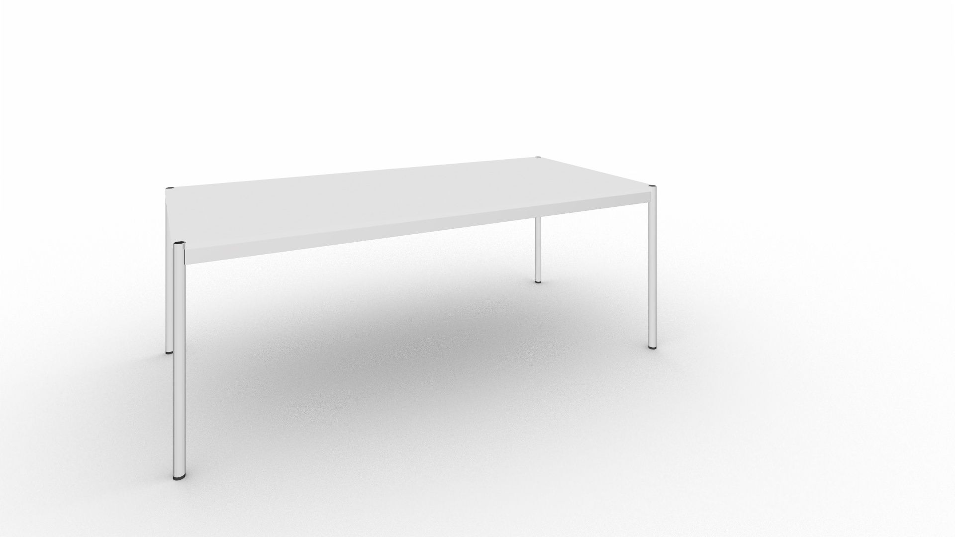 USM Haller Tisch 200 x 100 cm perlgrau